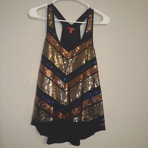 Halter Style Sequin Tank